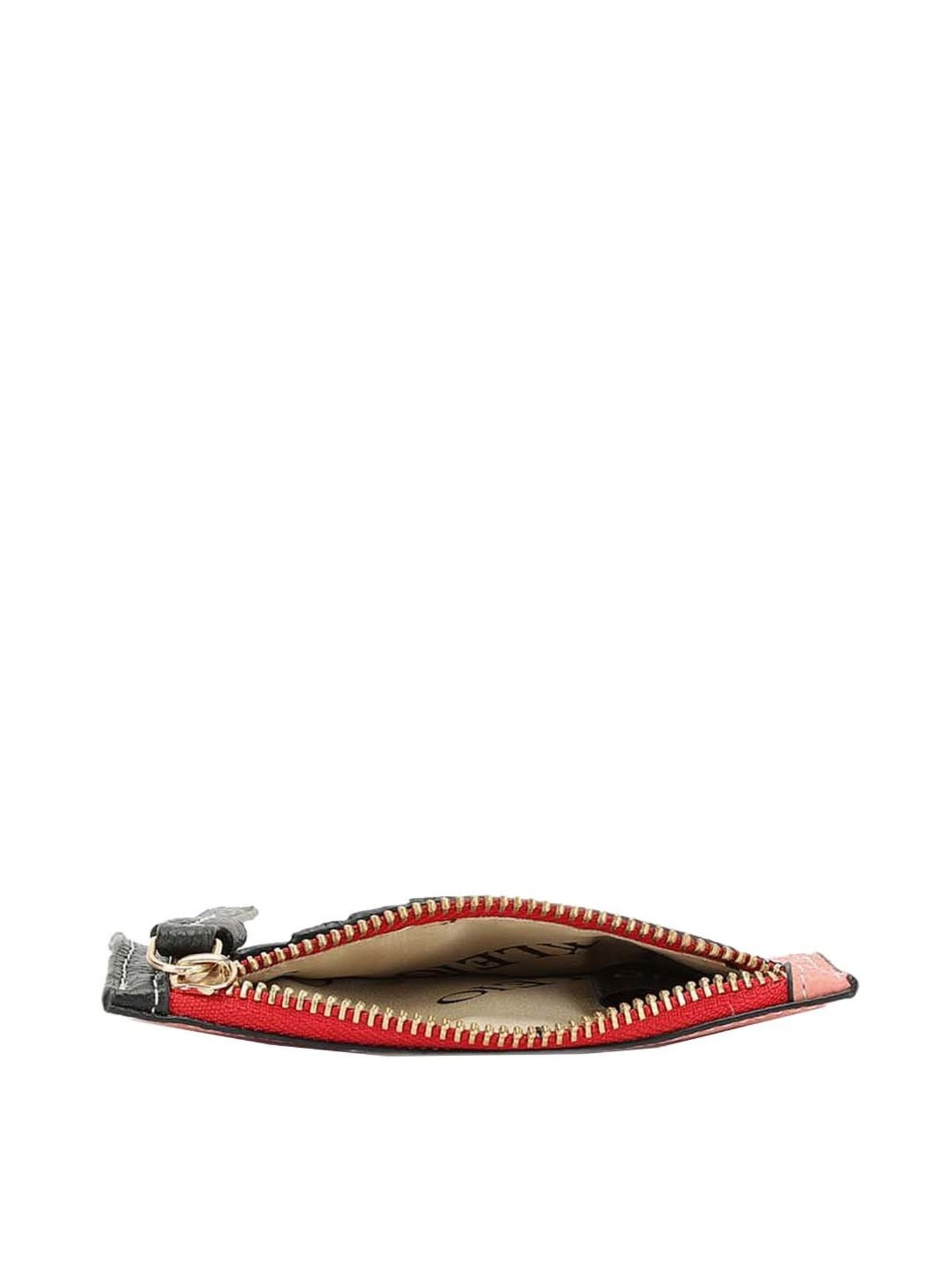 KLEIO Peach Solid Card Holder