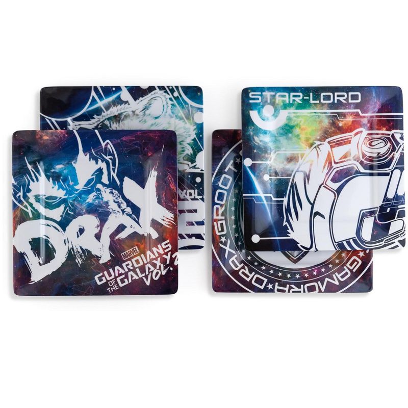 Se7en20 Marvel Guardians of the Galaxy Vol. 2 8" Plastic Plates - 4 pack