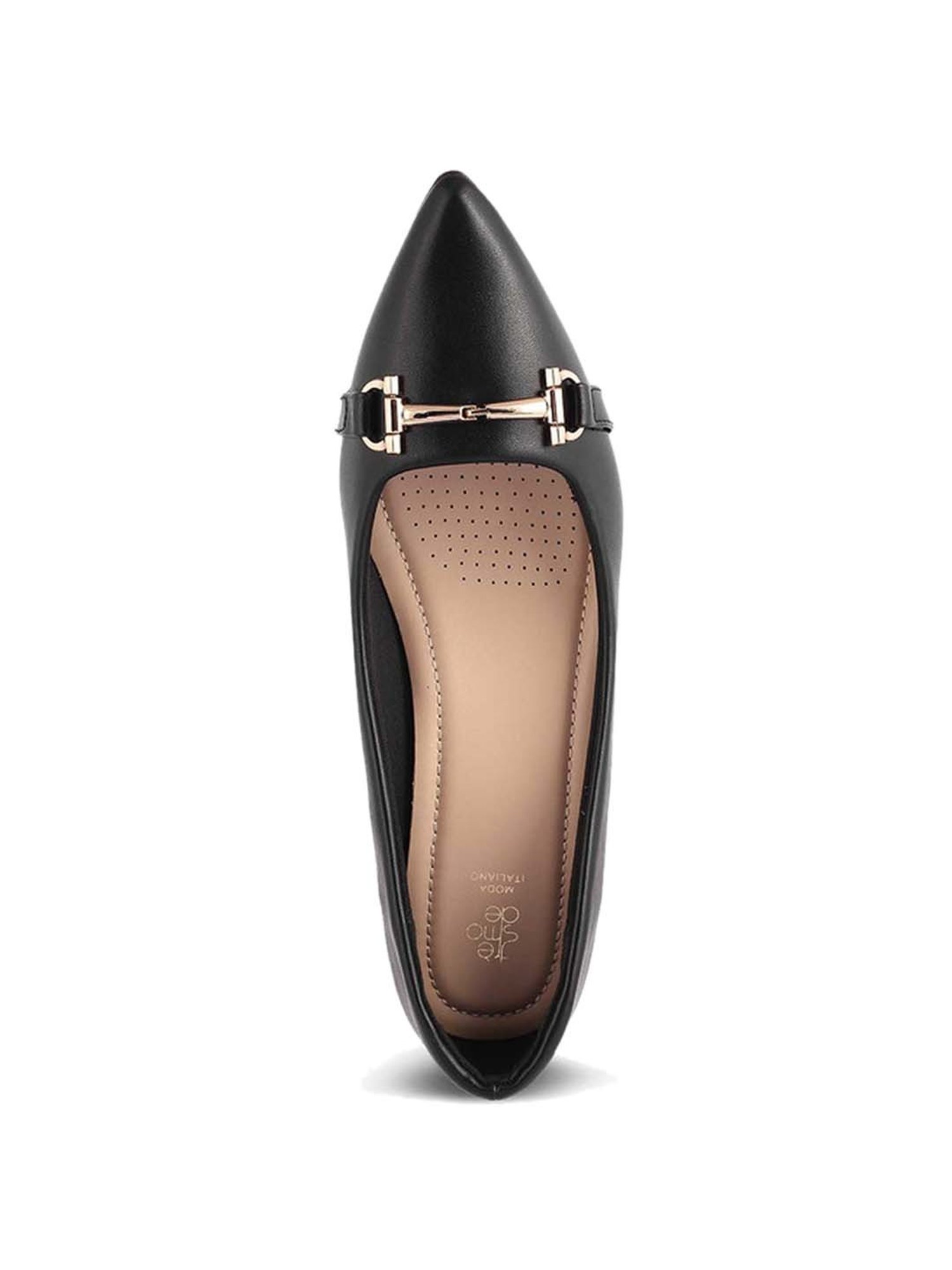 Bata Women's Black Flat Ballets