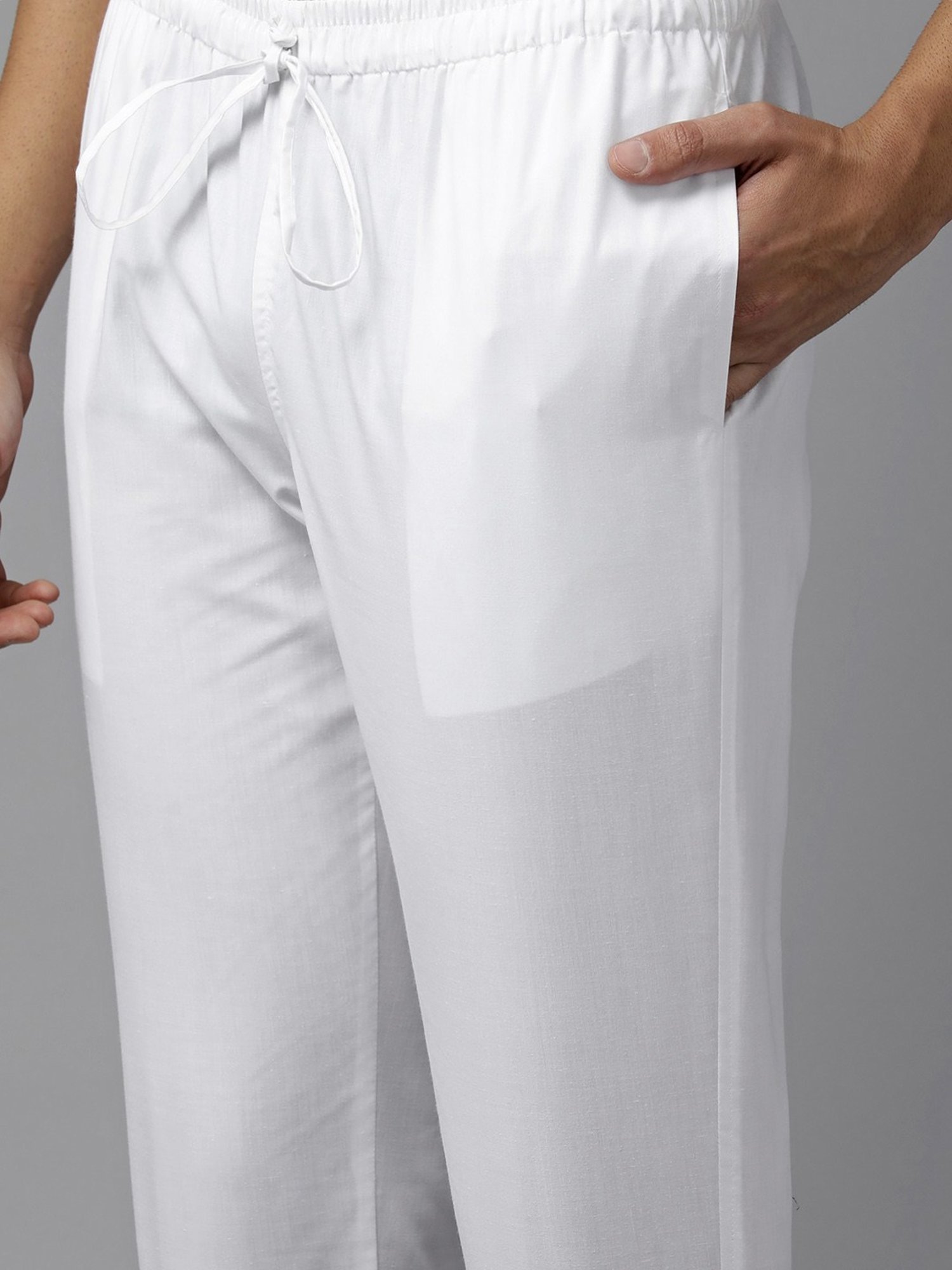 See Designs Baby Pink & White Cotton Regular Fit Printed Kurta Bottom Set