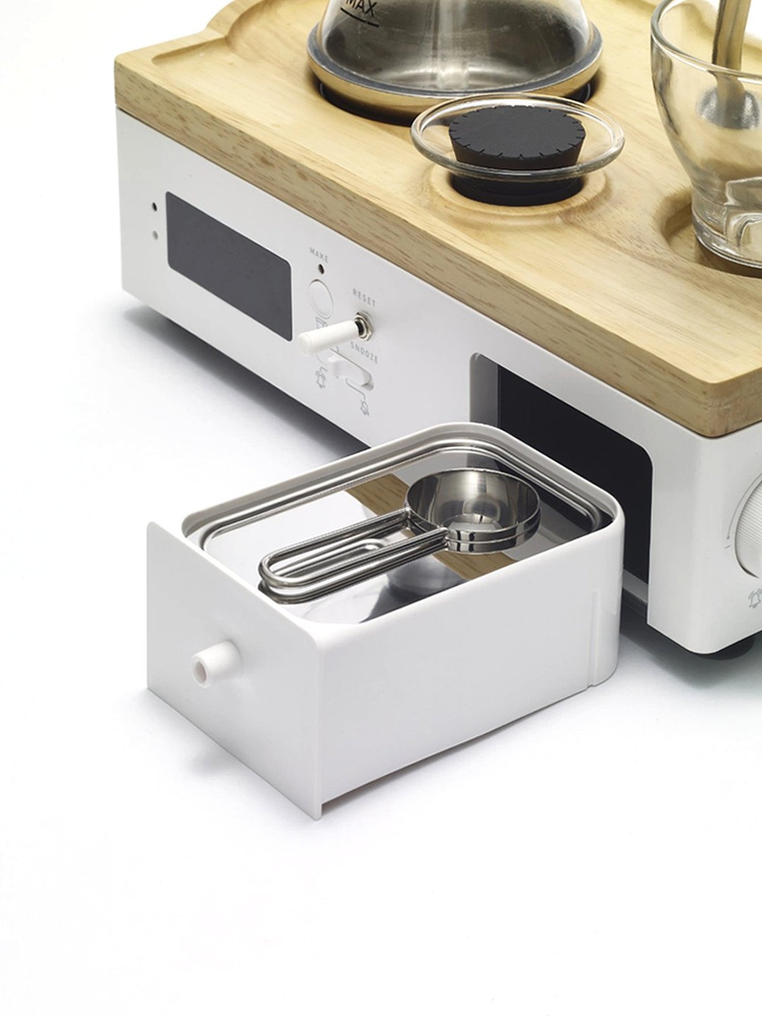 JOY RESOLVE Coffee Alarm Clock (White)