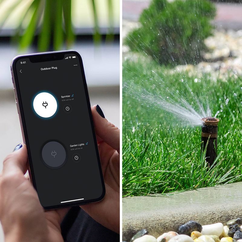 Outdoor/Indoor Smart Wi-Fi Plug Black - Geeni