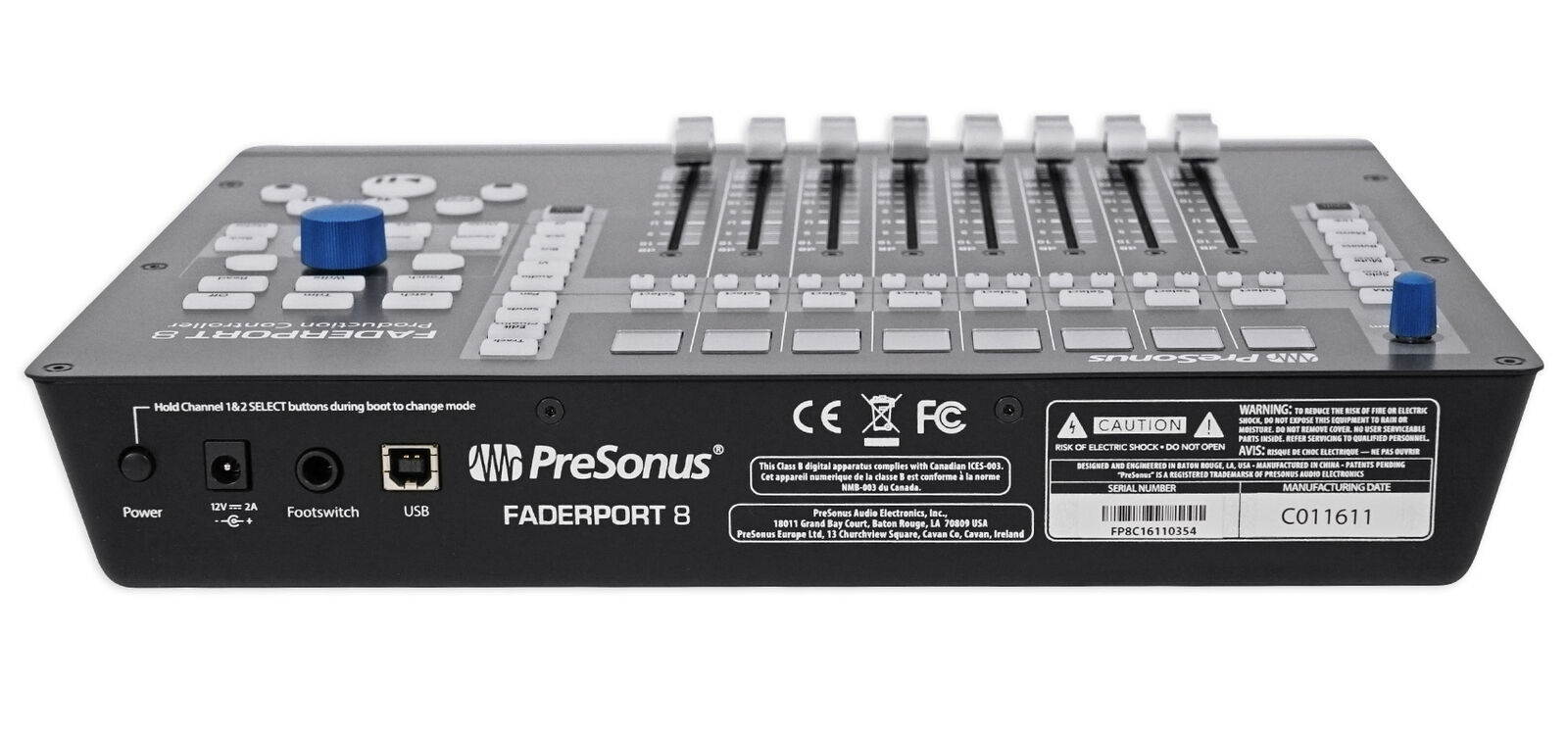PRESONUS FADERPORT 8 USB 8-Channel Mix Production DAW Controller+JBL Monitors