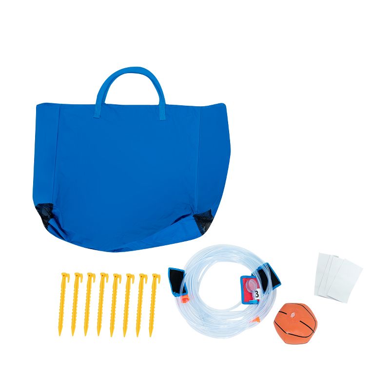 Kids Inflatable Water Slide Bounce Park Splash Pool w/Water Cannon & 480W Blower