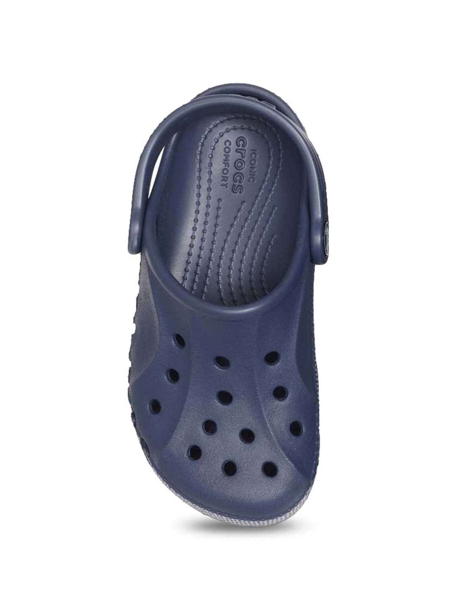 Yellow by Westside Blue & Grey Slingback Slides