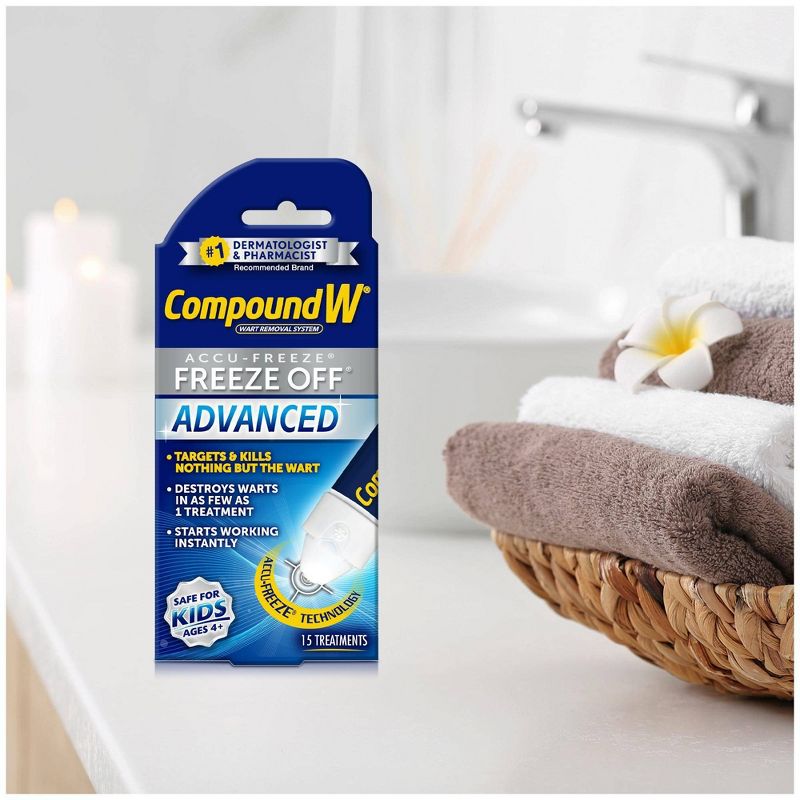 Compound W Freeze Off Advanced Wart Remover with Accu-Freeze - 15 Applications