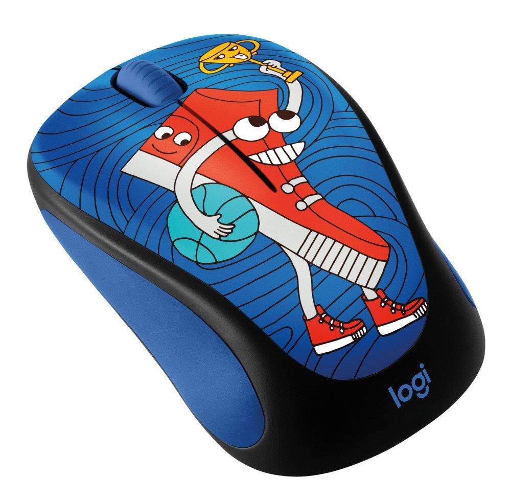 Logitech Doodle Collection M238 Mouse - Optical - Wireless - 3 Button(s) - Sneakerhead