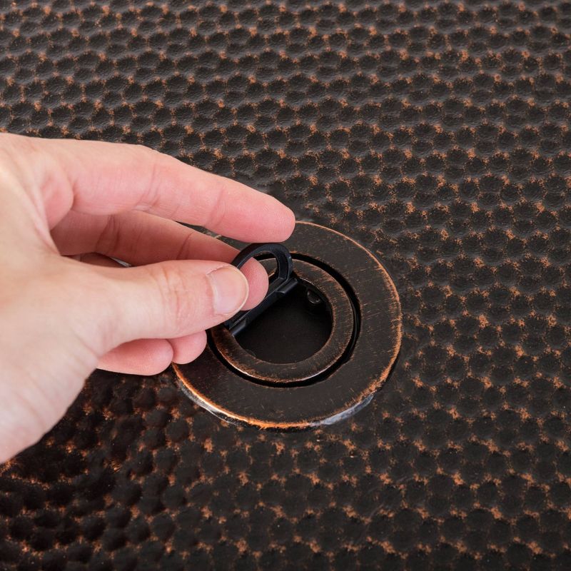 Walkers Round Aluminum  LPG Fire Pit - Fire Sense