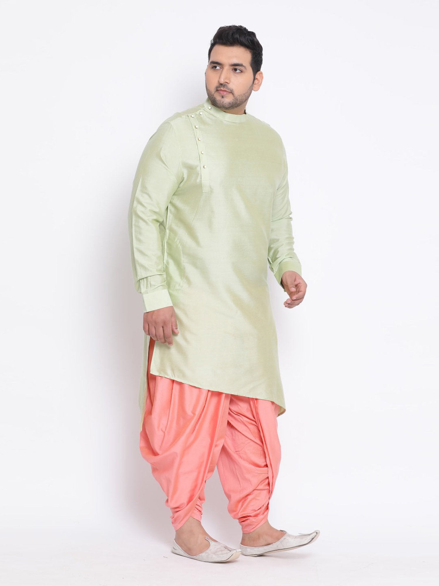 KISAH PLUS Sea Green Regular Fit Kurta
