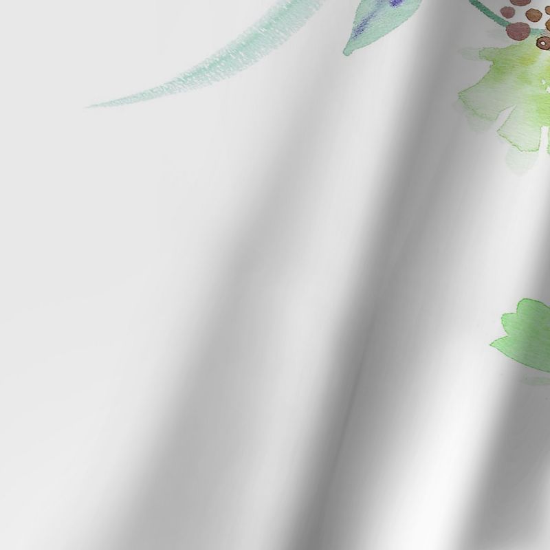 Americanflat Floral Watercolor 2 by Victoria Nelson 71" x 74" Shower Curtain