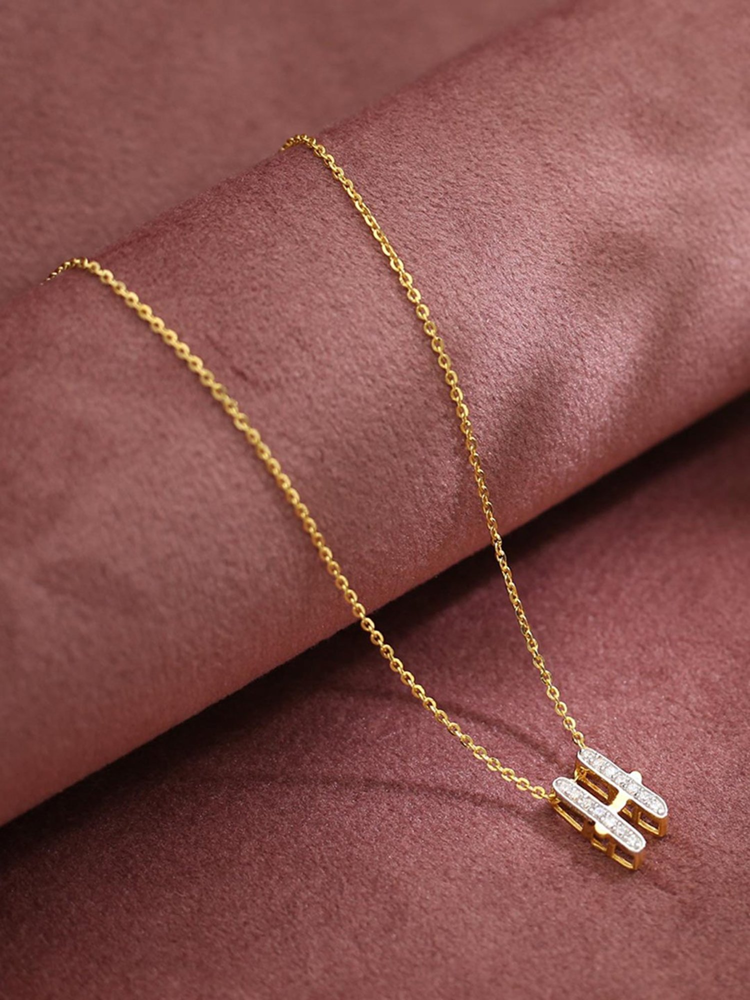 CKC Sacred Rudraksha Gold Pendant: Single Loop Elegance