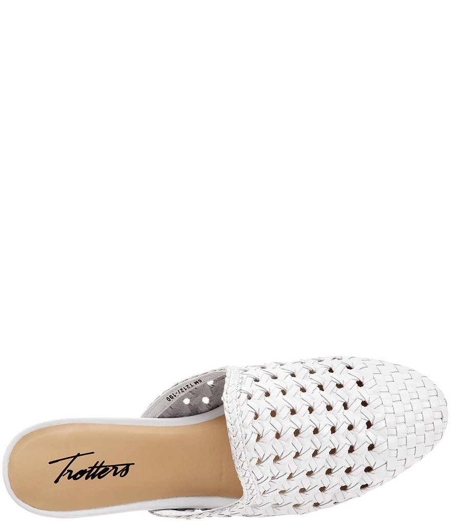 Trotters Leona Woven Leather Mules