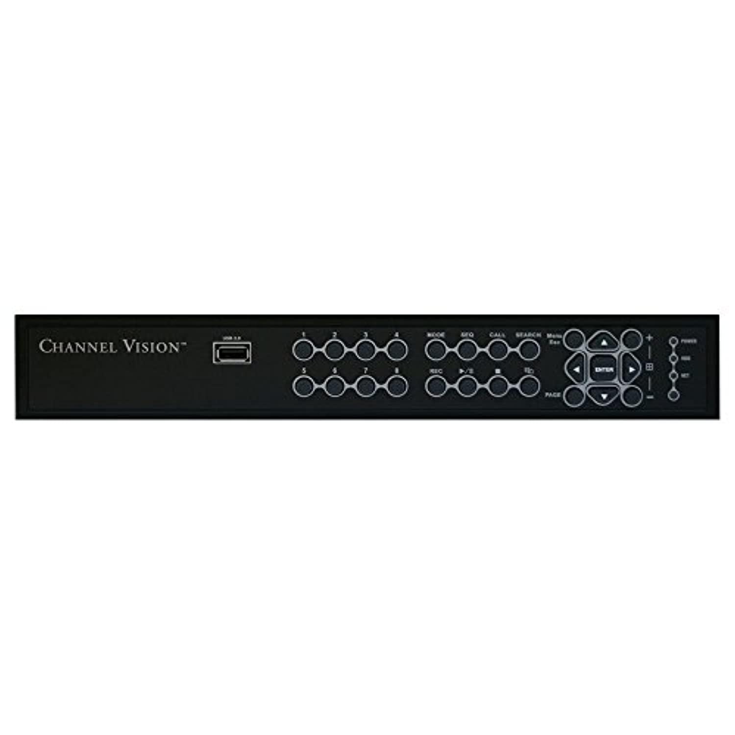 Channel Vision HE Digital Video Recorder (DVR), 8 Channel, No Hard Drive (DVR-8HE)