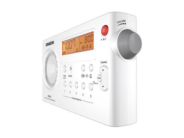 Sangean FM / AM PLL Synthesized Radio (White) PR-D7