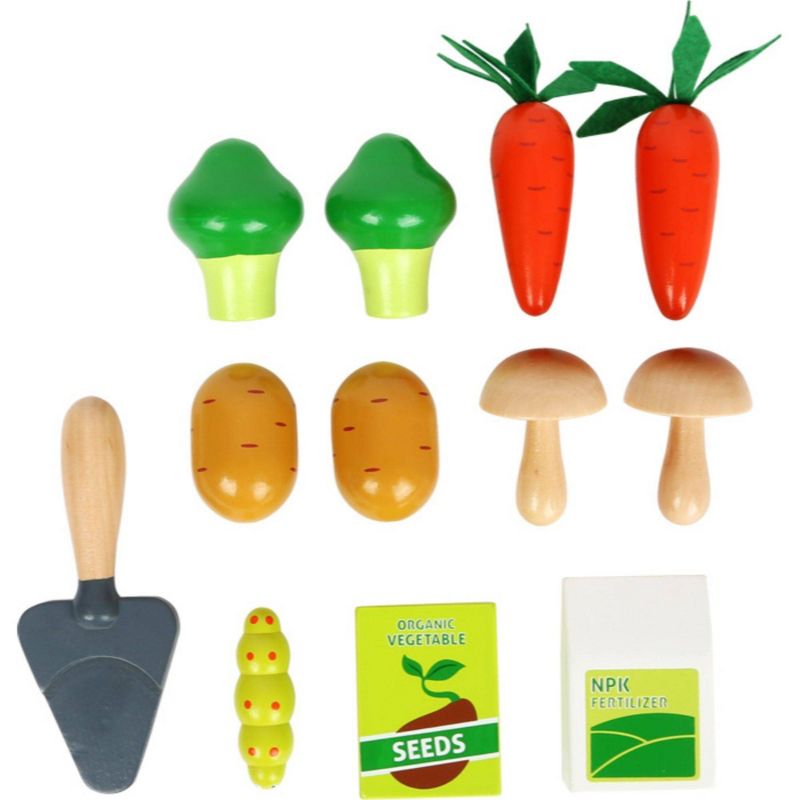 Small Foot Wooden Toys Vegetable Garden Complete Playset