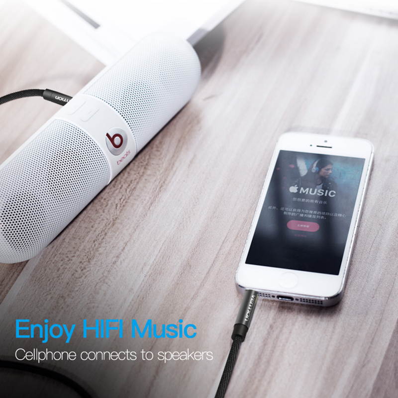 Vention 3.5mm Auxiliary Audio Cable [2-Pack] ,Jack 3.5mm AUX Cable for Headphones, iPods, iPhones,Samsung, Car/Home Stereos and More