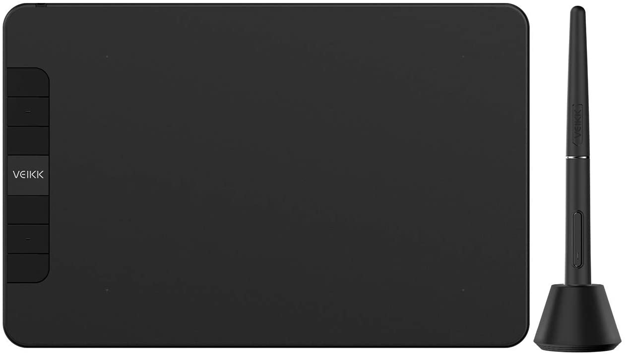 VK640 Graphic Tablet 6x4 inch Drawing Tablet Pen Tablet with Battery-Free Stylus for Android, Windows and Mac OS,Support Tilt Function