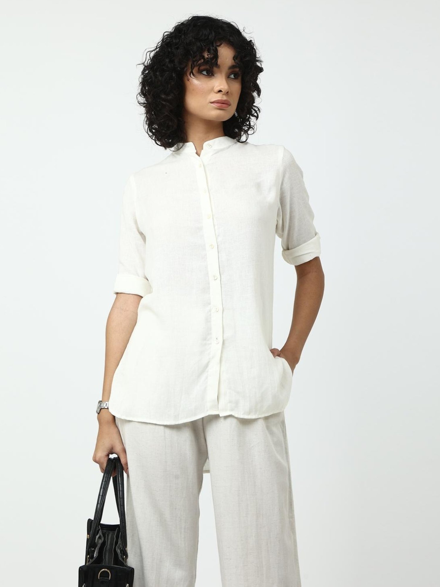Saltpetre Claasic Cream Shirt in Linen