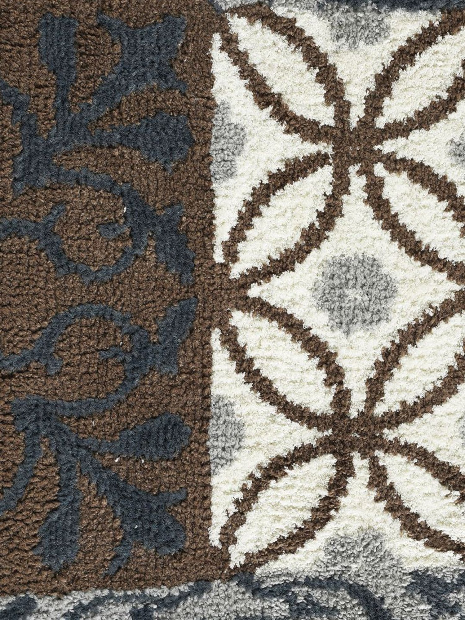 Saral Home Blue Yarn Art Carpet (120 x 180 cm)