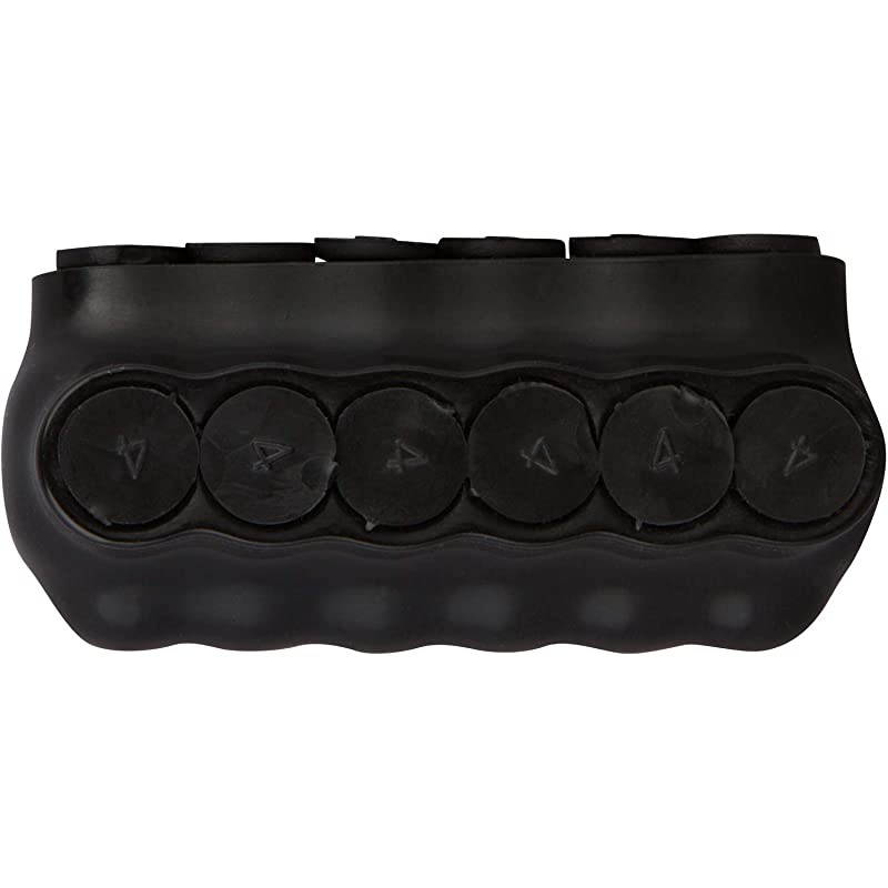 Black Insulated Multi-Cable Connector &ndash; 6 Wire Ports, 1/0-14 Wire Range, 3/16 Allen Hex &ndash; 3.67&ldquo; L x 1.85&rdquo; H &ndash; Single Entry &ndash; Small Wire Range