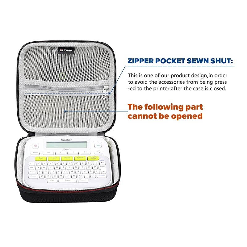 Hard Carrying Case for Brother PTouch PTD210 Label Maker Not Fit The Charger