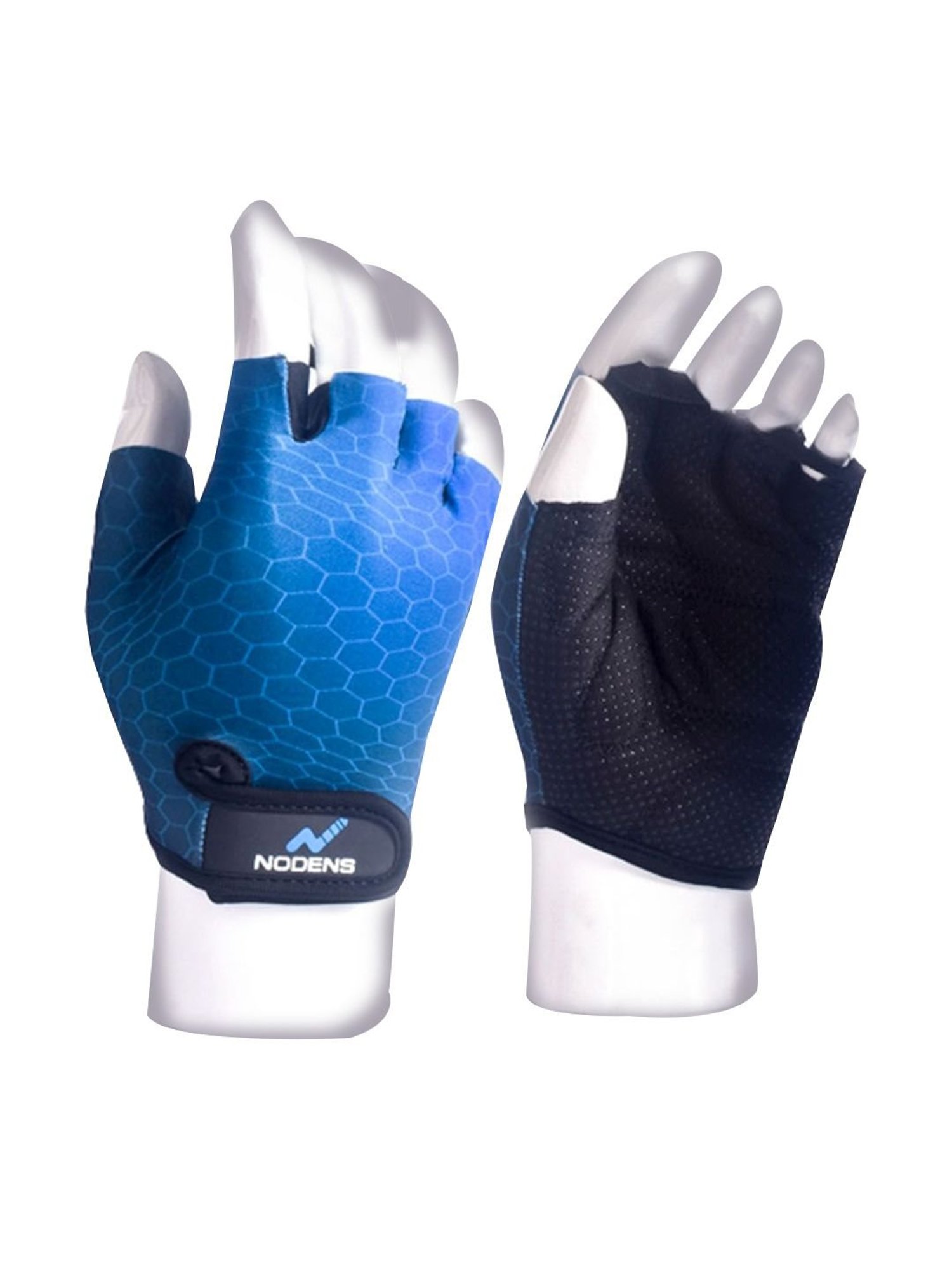 NODENS Blue Race Gym Gloves (Extra Large)