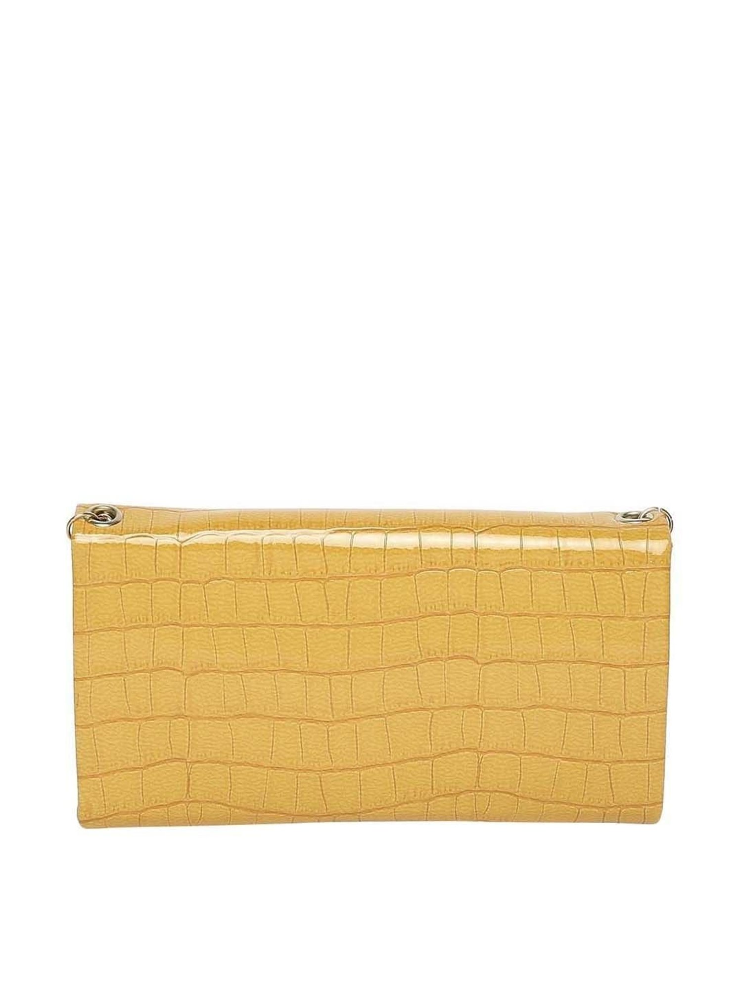 Lavie Ocher Textured Medium Sling Handbag