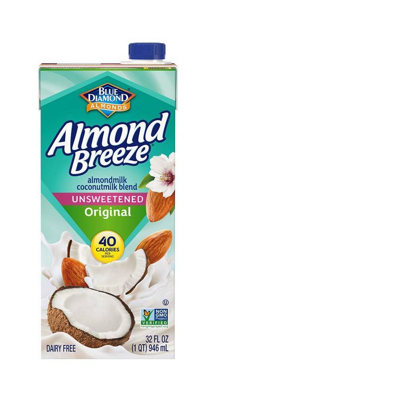 Almond Breeze Unsweetened Vanilla Almond Coconut Milk Blend - 32 fl oz