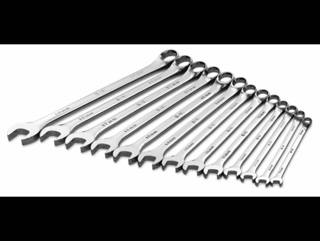 Ideal Industries 86127-I Long Pattern Met Comb 13pc Wrench Set