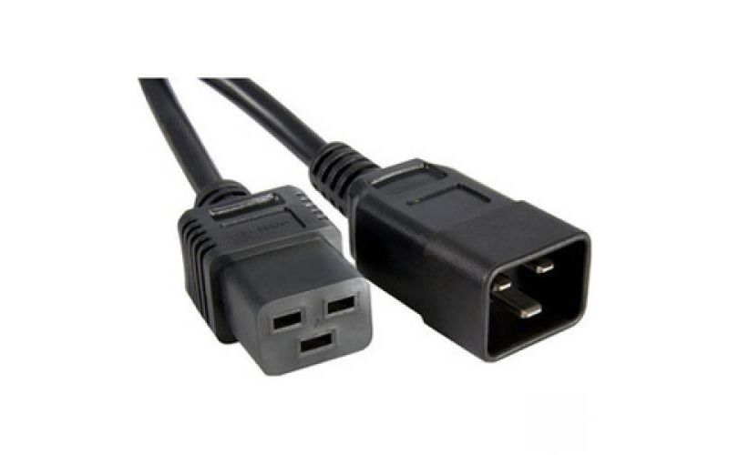 Unirise High End Data Center Rated Power Cord - For Rack - 12 Gauge - 250 V AC / 20 A - Black - 1