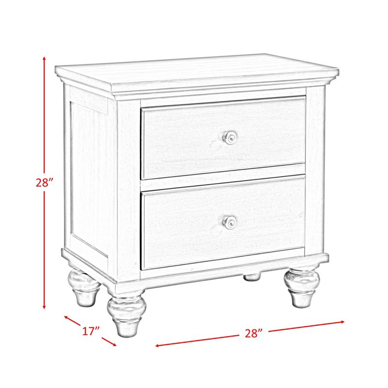 3pc King Channing Storage Bedroom Set Cherry - Picket House Furnishings