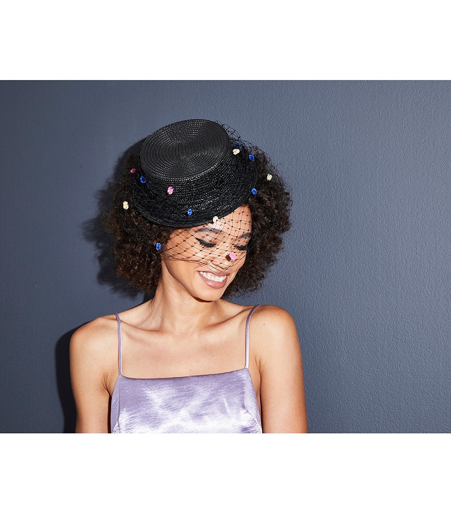 Giovannio Miniature Top Hat with Veil