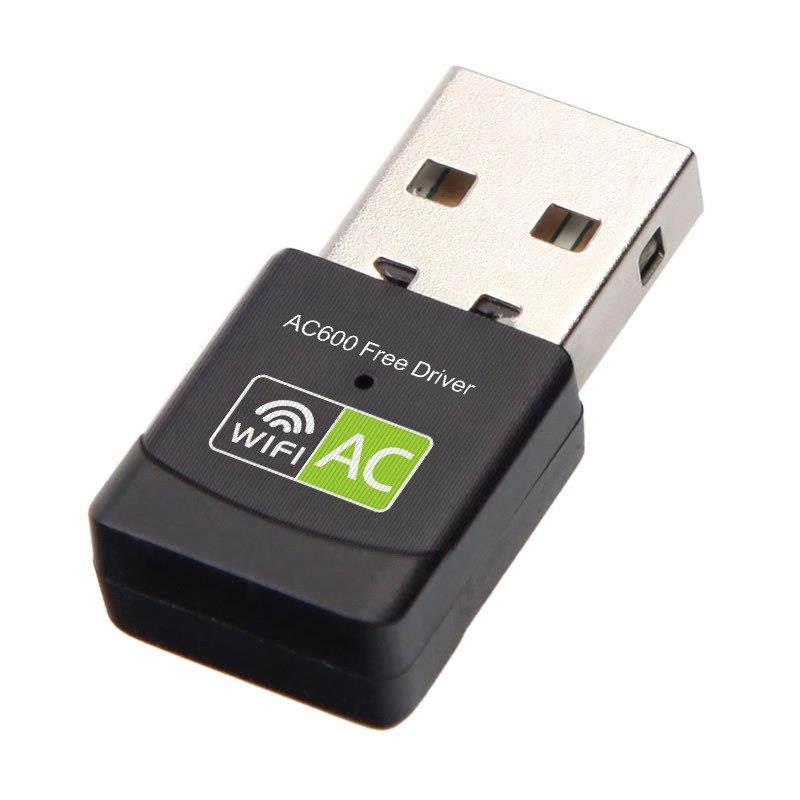 Wireless USB Wifi Adapter 600Mbps Lan USB Ethernet 2.4G 5G Dual Band Wi-fi Network Card Wifi Dongle 802.11n/g/a/ac Free Driver