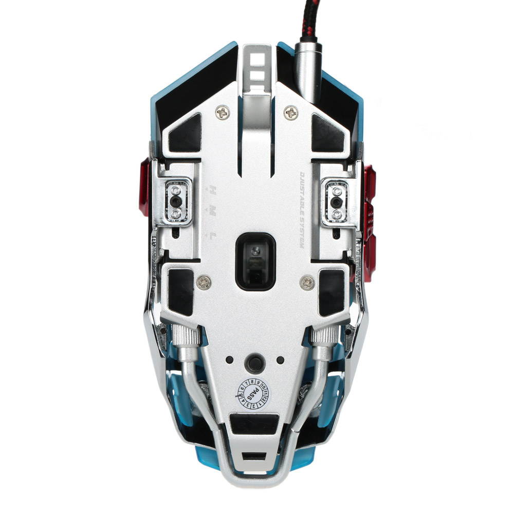 Funtech G50 Gaming Mouse Optical Mice 4000DPI/CPI 10D Buttons Mouse Gamer Professional Programmable RGB Breathing LED Wired Mouse