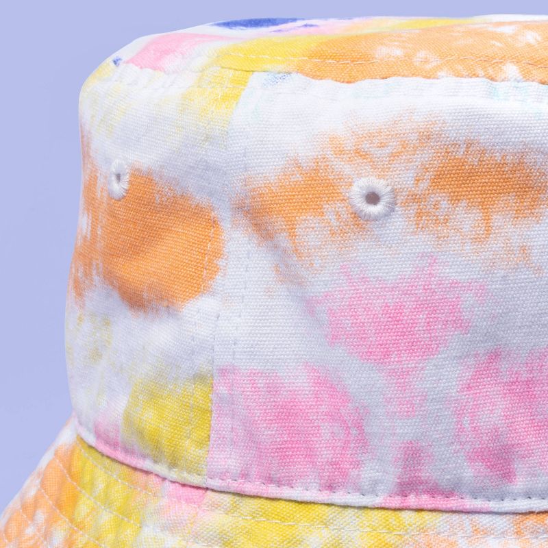 Girls' Panama Straw Striped Hat - art class™ Tan