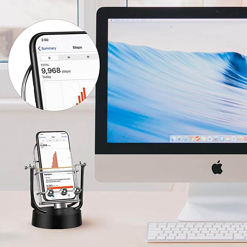 Phone Holder Shake Wiggle Device Phone Swing Automatic Shake Motion Brush Step with USB Cable Automatic Swing Motion for Phone WeChat Run Step Count Program