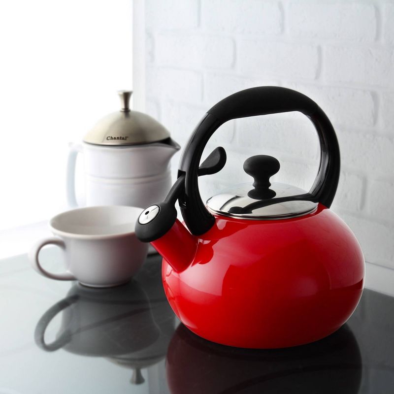 Chantal 1.8qt Button Teakettle - Red