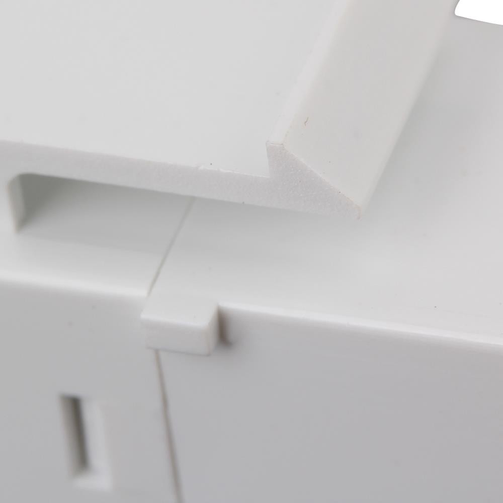 BQLZR Female Cat5 RJ45 Keystone Wall Jack Plug Coupler 8p8c Adapter Set of 50