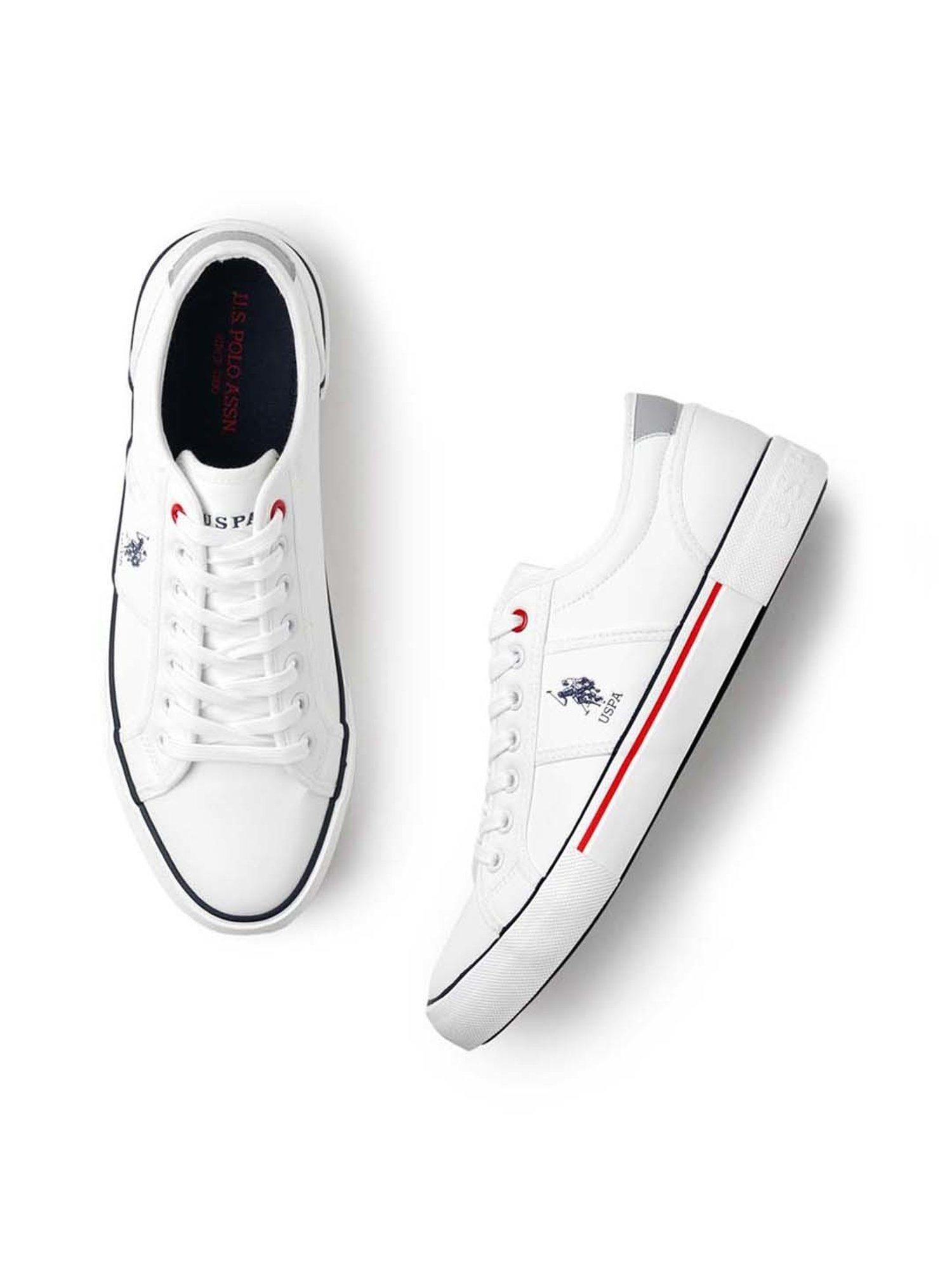 U.S. Polo Assn. Men's TESS White Casual Sneakers