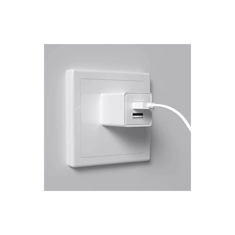 iPhone Charger Double USB MFi Certified Cable (6/6FT) with 2 Port Wall Charger Adapters (4-Pack) Fast Charging Block Power Plug Compatible with iPhone 11/Pro/Xs Max/X/8 and More-White