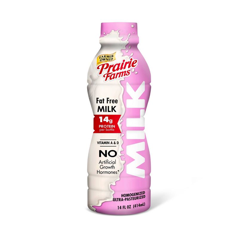 Prairie Farms Skim Milk UHT - 14 fl oz
