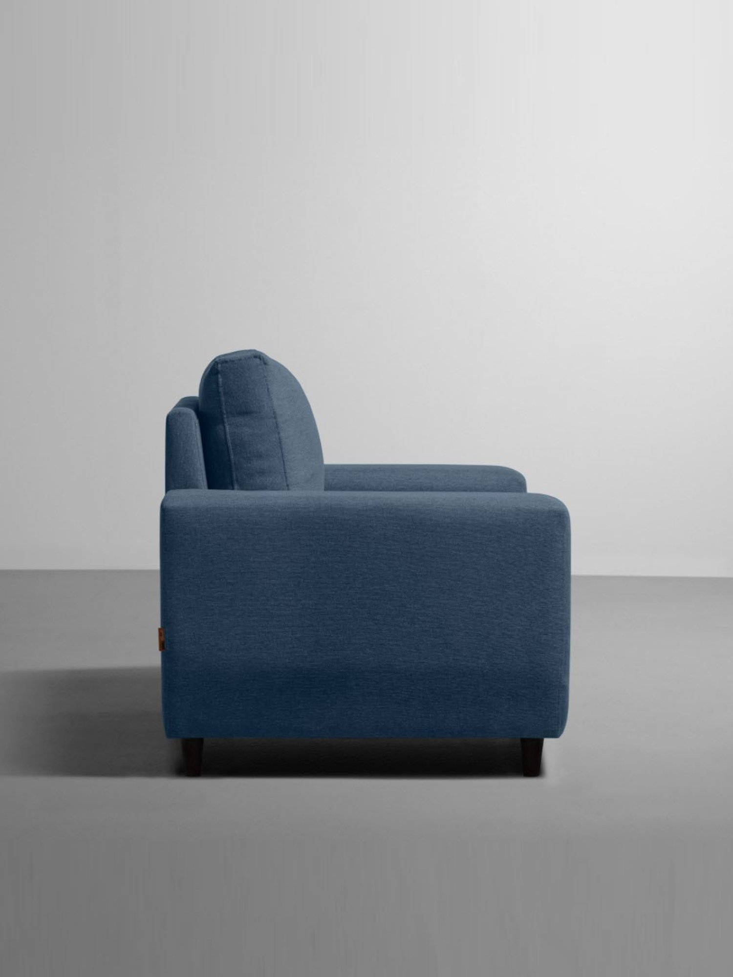 Sleepyhead Bae Ocean Blue Fabric 1 Seater Sofa