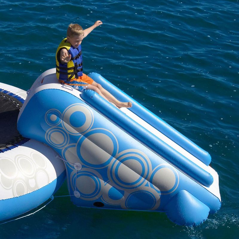 Rave Sports 02419 O Zone Inflatable Floating Water Slide Bouncer Attachment