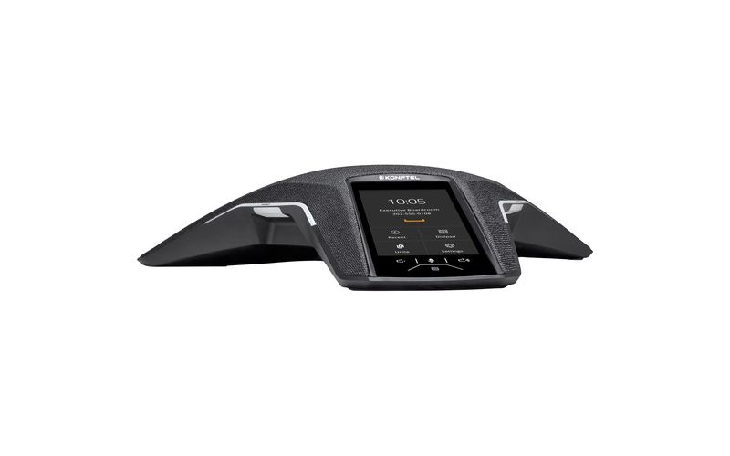 Konftel 800 IP Conference Station - Corded/Cordless - Bluetooth - Black - VoIP - Caller ID - Speakerphone - 1 x Network (RJ-45) - USB - PoE Ports