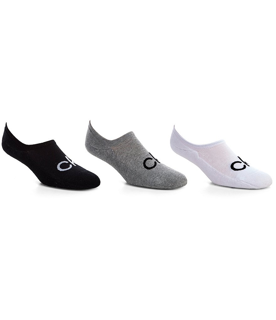 Calvin Klein Logo Liner Socks 3-Pack