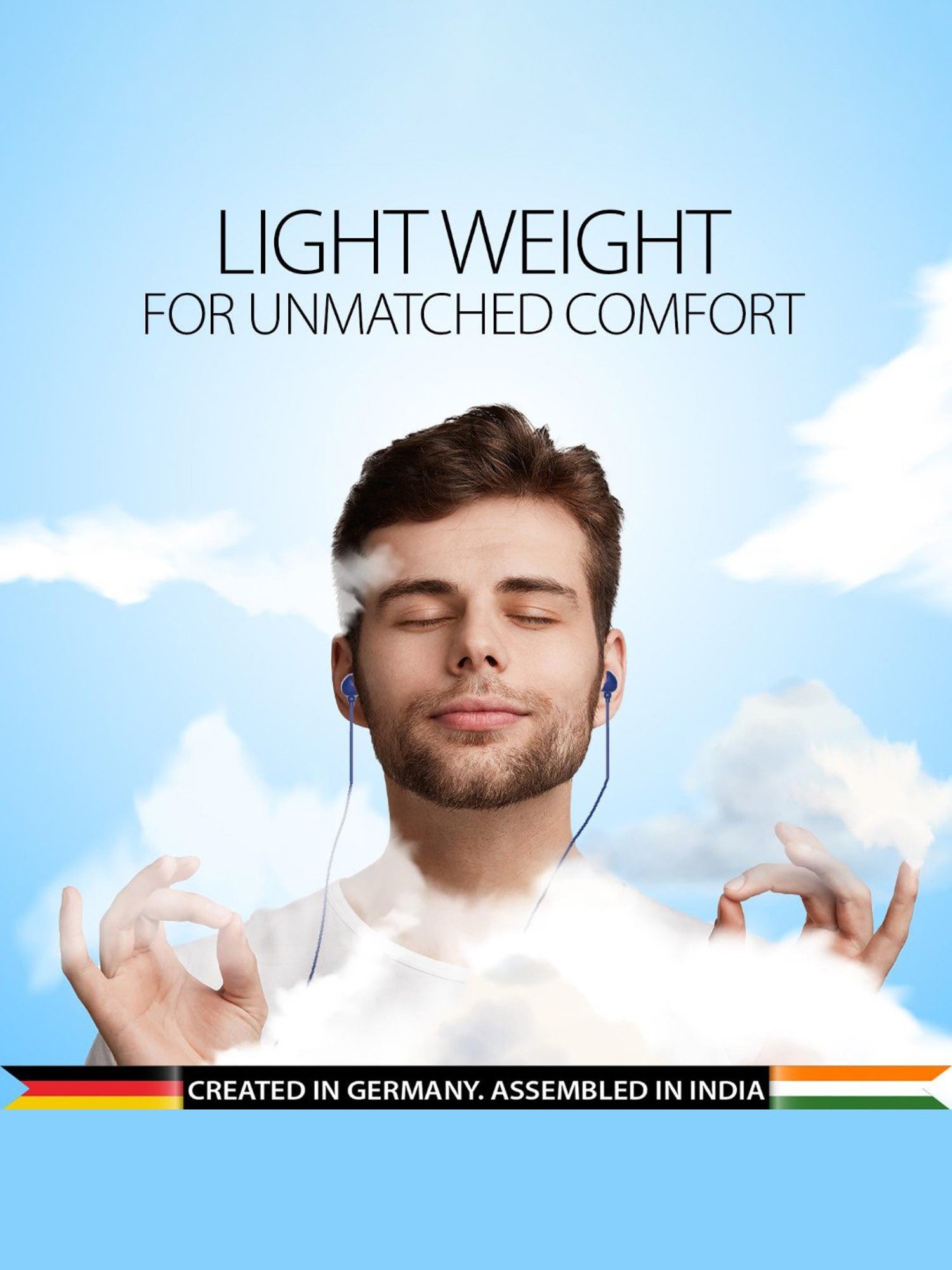 Blaupunkt EM06 in-Ear Type C Wired Earphone with Mic, Deep Bass HD Sound & Noise Isolation (Black)