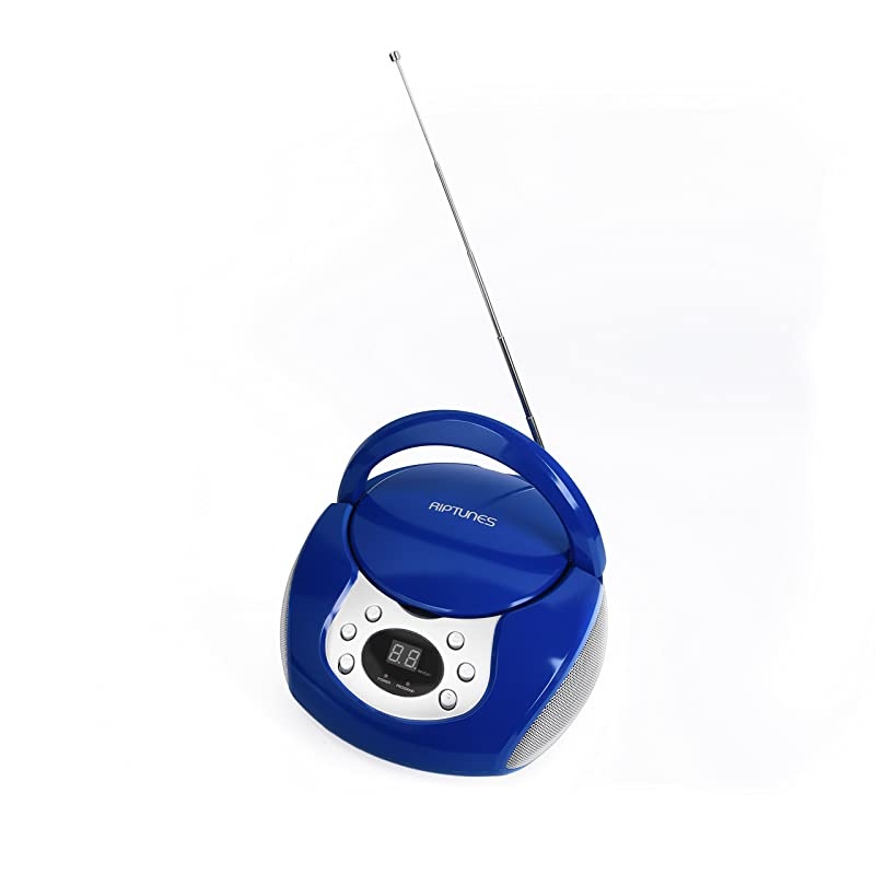 Portable CD Player with AM FM Radio Potable radios Boom Box with Aux Linein Black