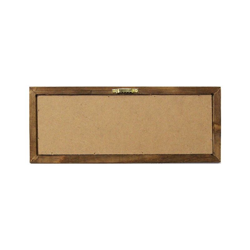 Stratton Home Decor Set of 3 Wash, Brush, Comb Cursive Quote Print Sign Rustic Farmhouse Washroom Printed Bathroom Rules Decoration Wall Art, Brown