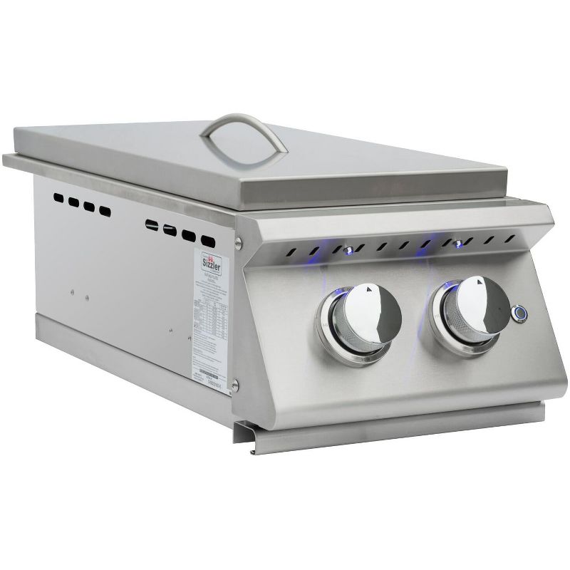 Summerset  Sizzler Pro Built-In Propane Gas Double Side Burner SIZPROSB2-LP