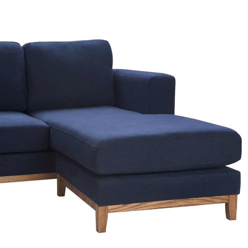 Ali Upholstered Loveseat Dark Shadow Blue - HOMES: Inside + Out
